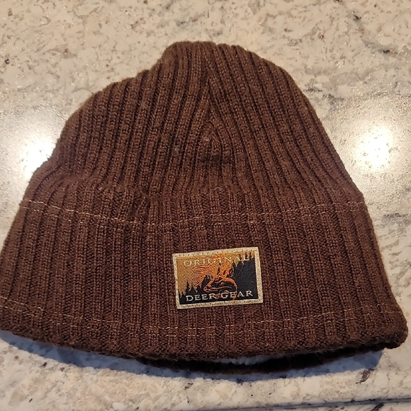 Original Deer Gear Other - Original Deer Gear Brown Knit Beanie Hat